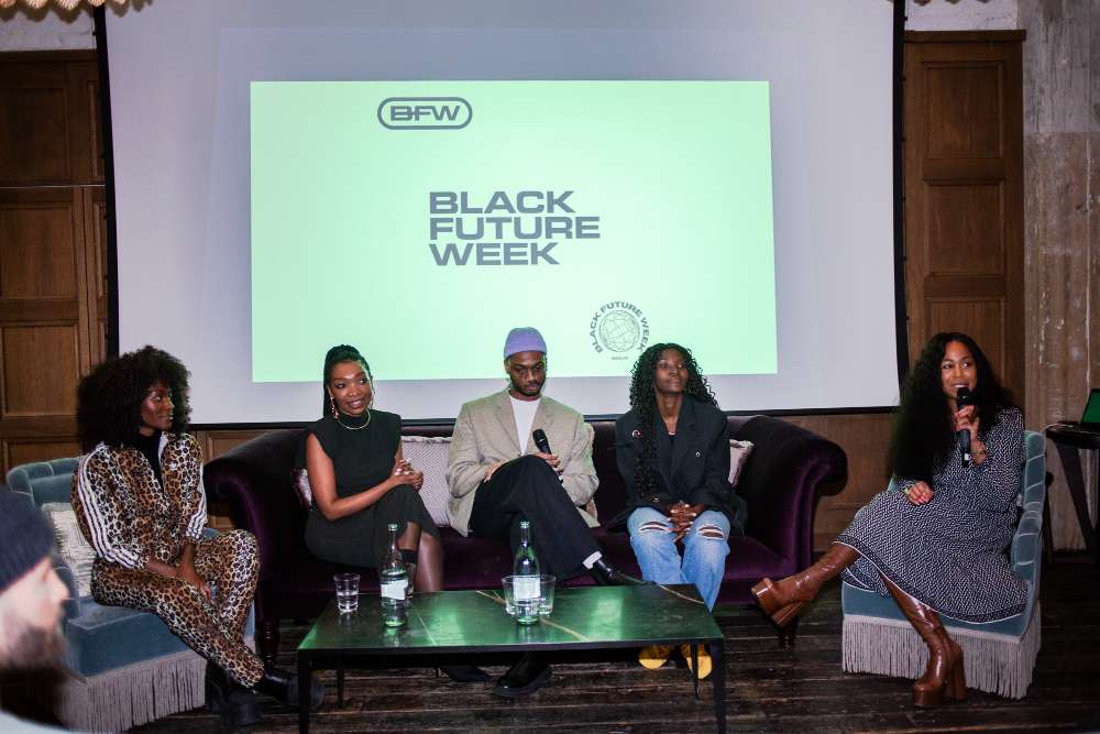 The Hacking Fashion's Ecosystem panel at Black Future Week, Soho House Berlin