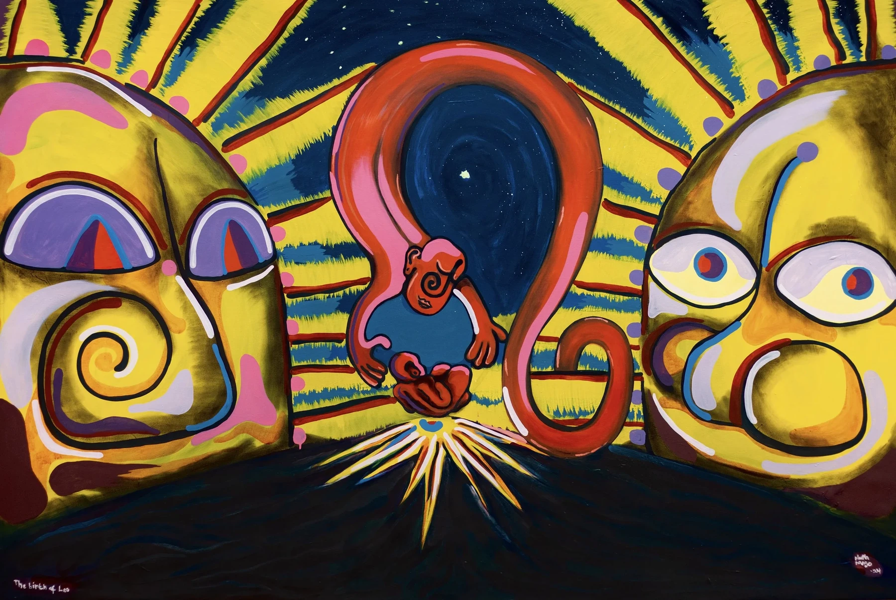 The birth of Leo, 2024 by Nana Danso