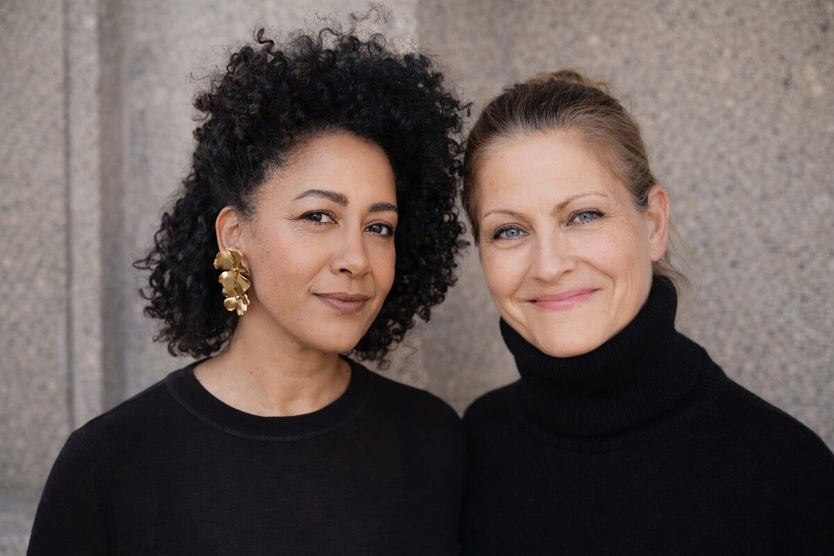 Portrait of Melanie and Susan, the two guests of Reclaimed Voices